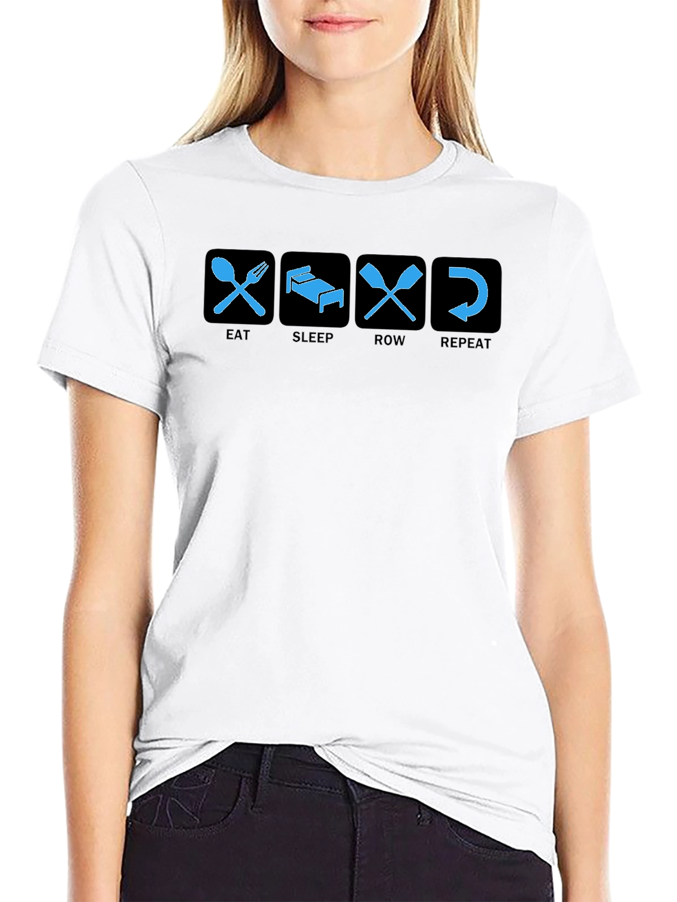 Eat Sleep Row Repeat T-Shirt