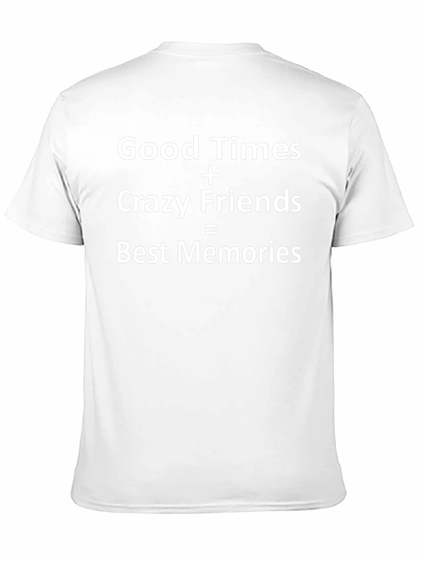 Good Times Crazy Friends Black Graphic Tee