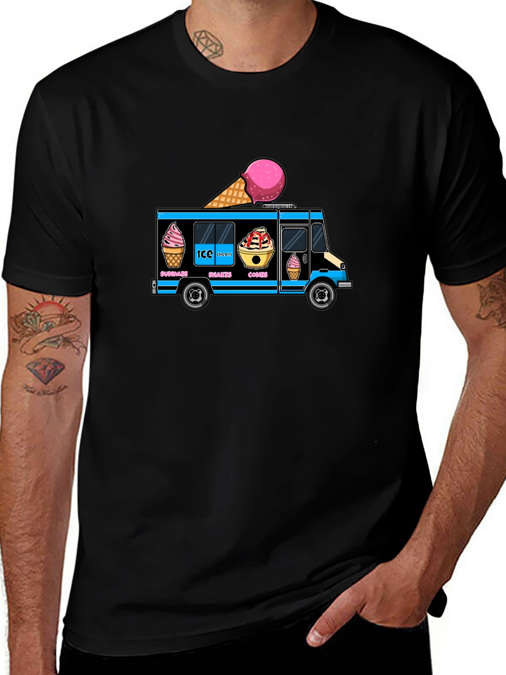 Ice Cream Truck Graphic Tee