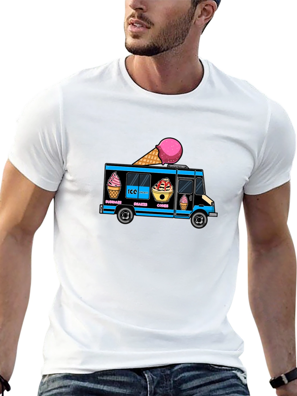 Ice Cream Truck Graphic Tee