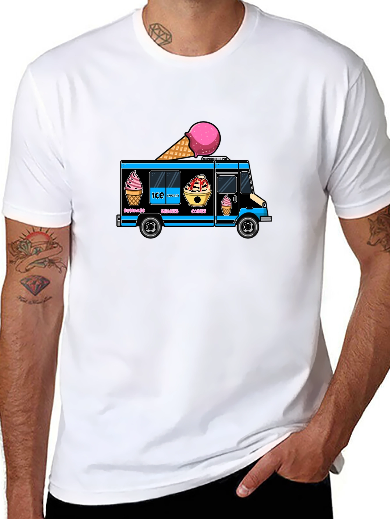 Ice Cream Truck Graphic Tee
