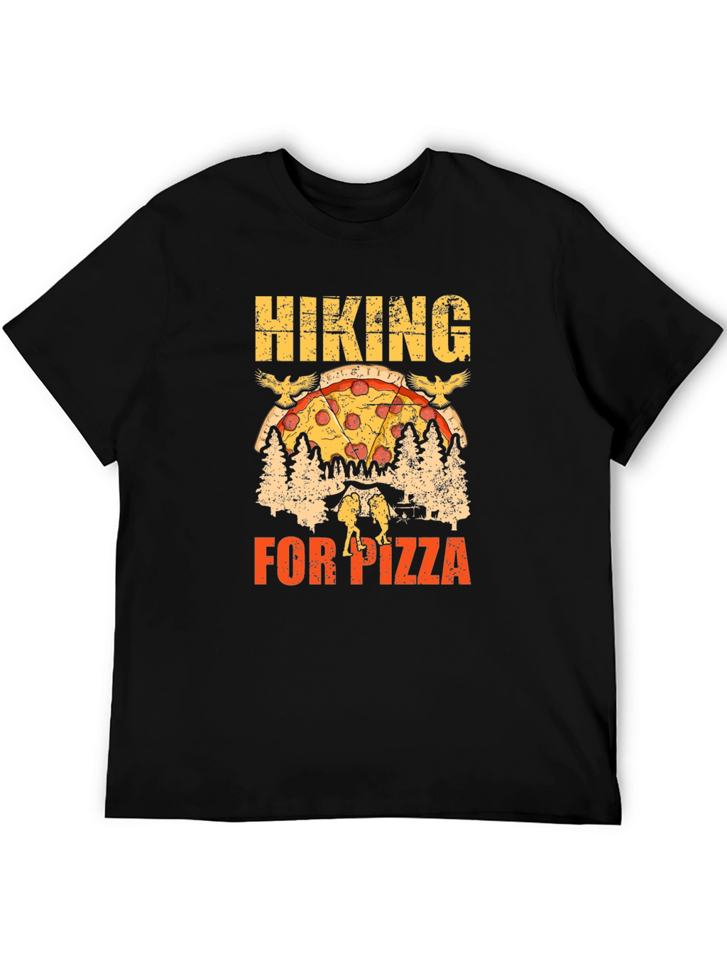 Hiking for Pizza Graphic Tee - Unisex
