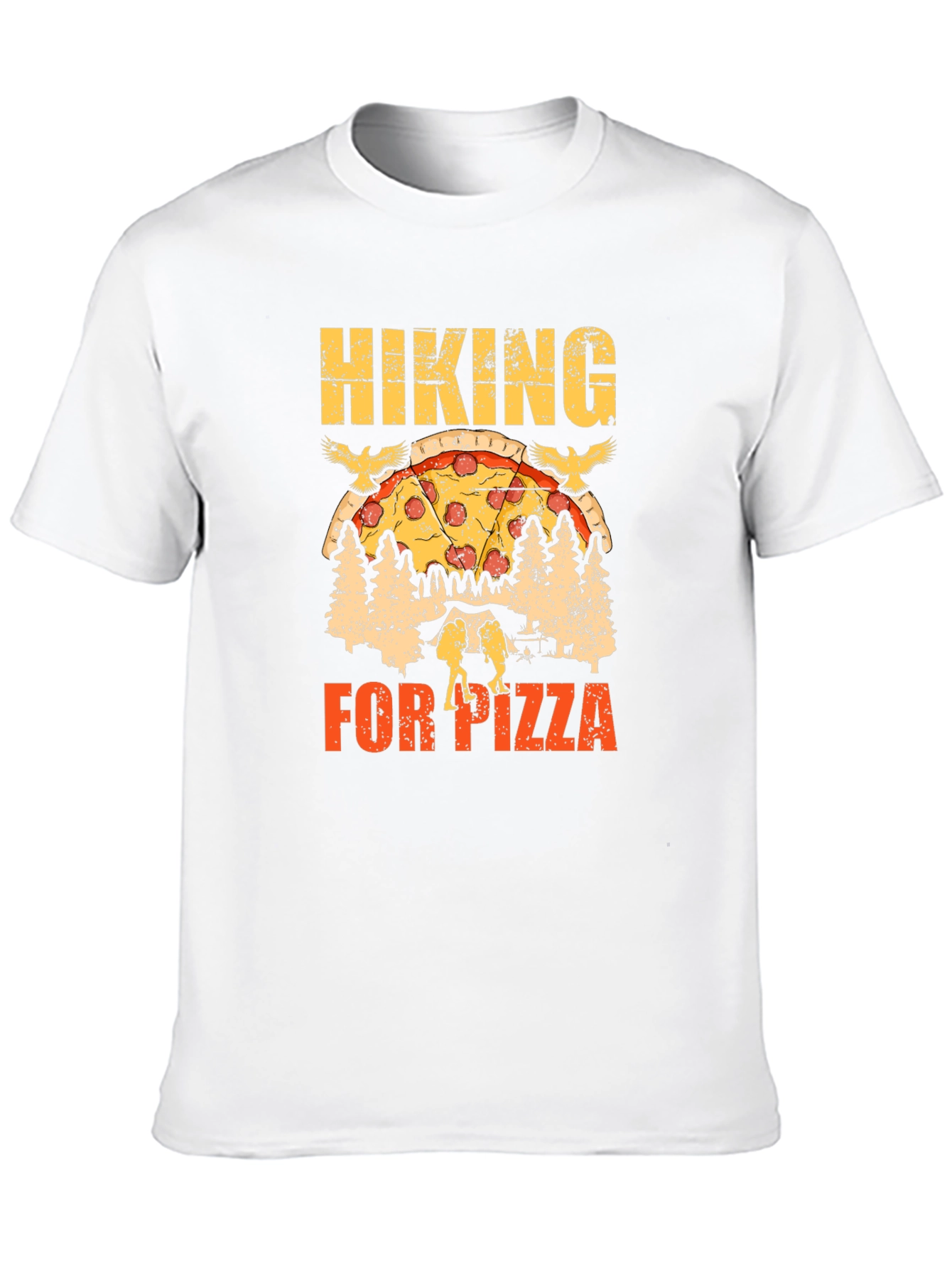 Hiking for Pizza Graphic Tee - Unisex