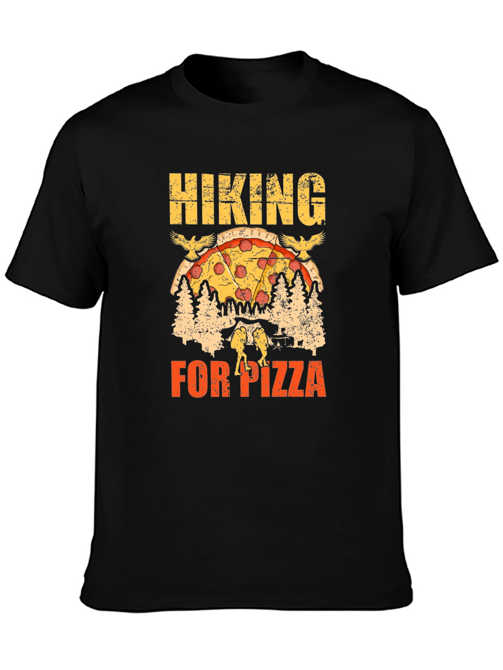 Hiking for Pizza Graphic Tee - Unisex