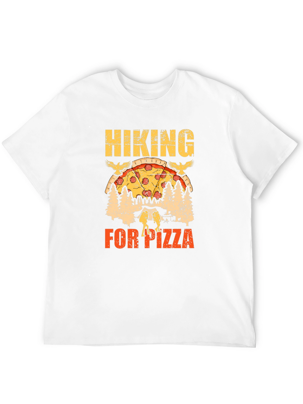 Hiking for Pizza Graphic Tee - Unisex
