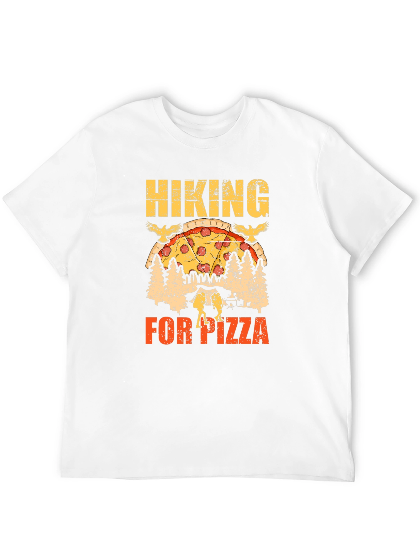 Hiking for Pizza Graphic Tee - Unisex