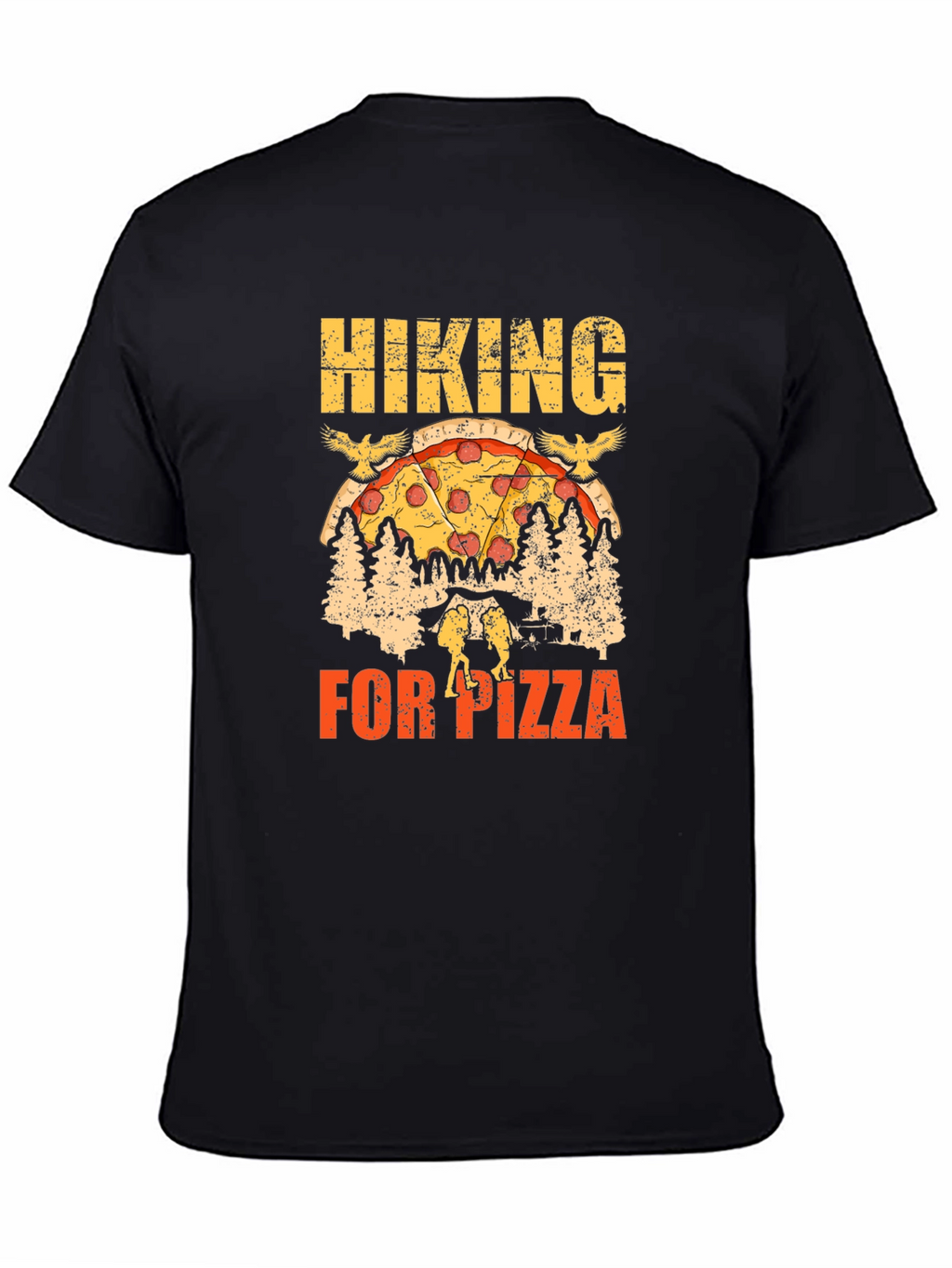Hiking for Pizza Graphic Tee - Unisex