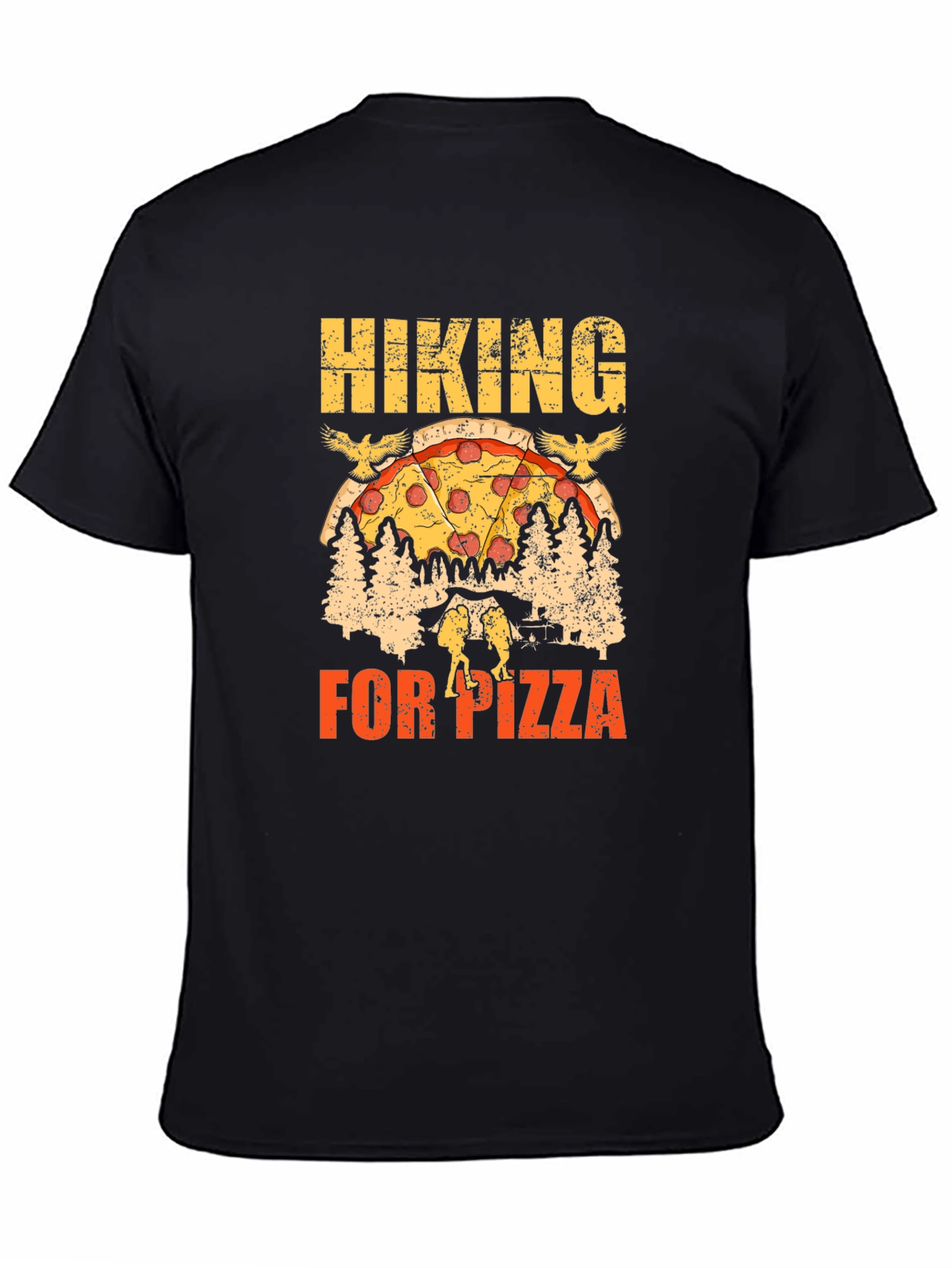 Hiking for Pizza Graphic Tee - Unisex