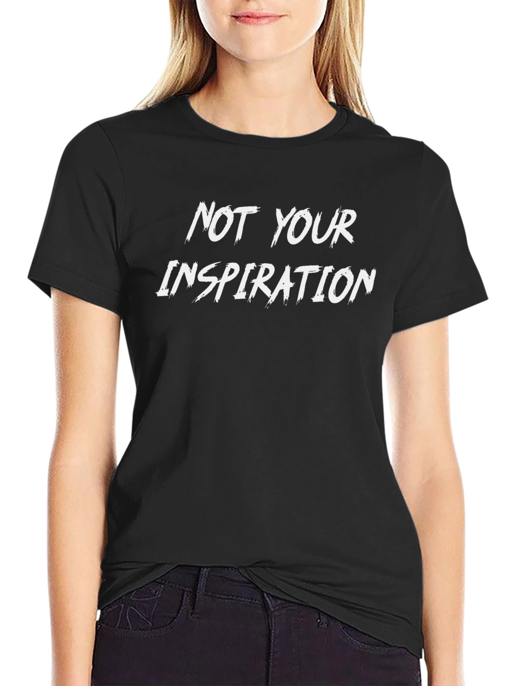 Not Your Inspiration Graphic Tee - Mens Black T-Shirt