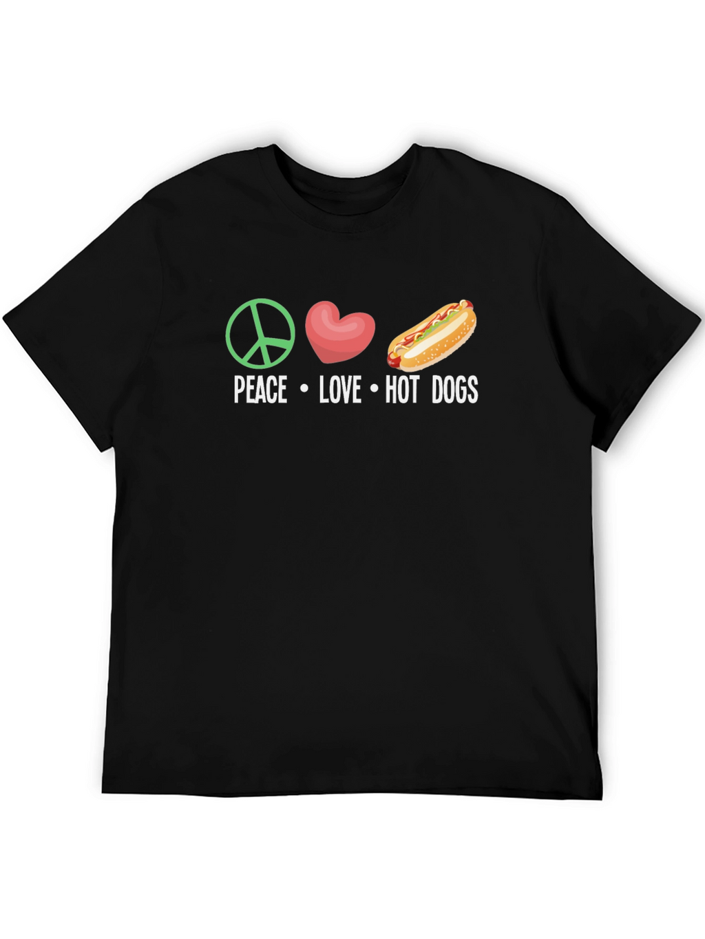 Peace Love Hot Dogs T-Shirt