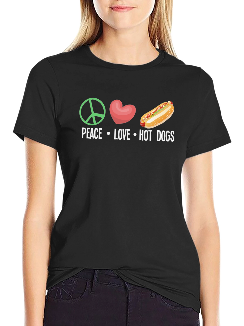 Peace Love Hot Dogs T-Shirt