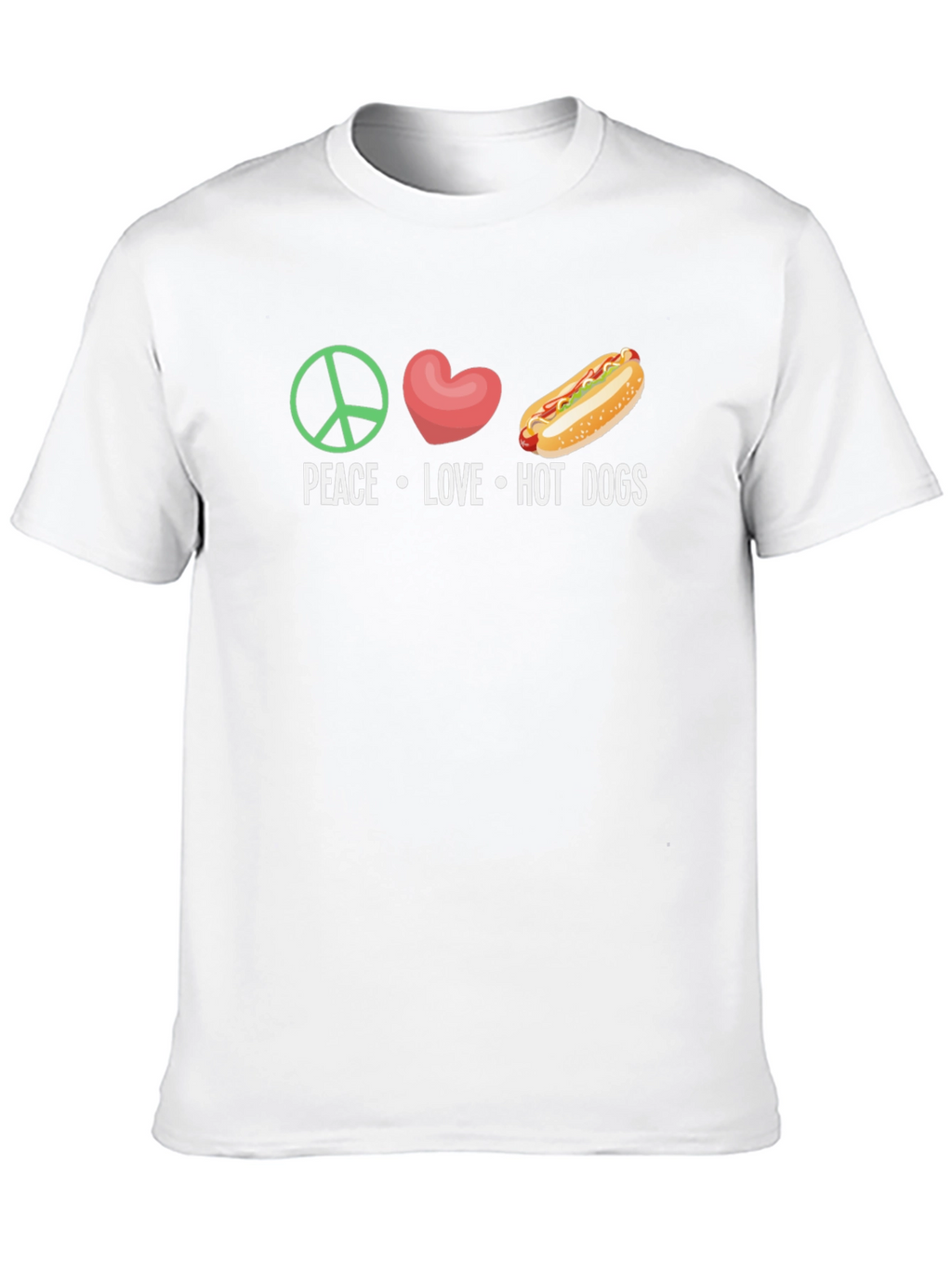 Peace Love Hot Dogs T-Shirt