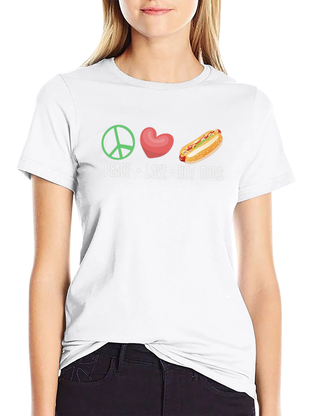 Peace Love Hot Dogs T-Shirt