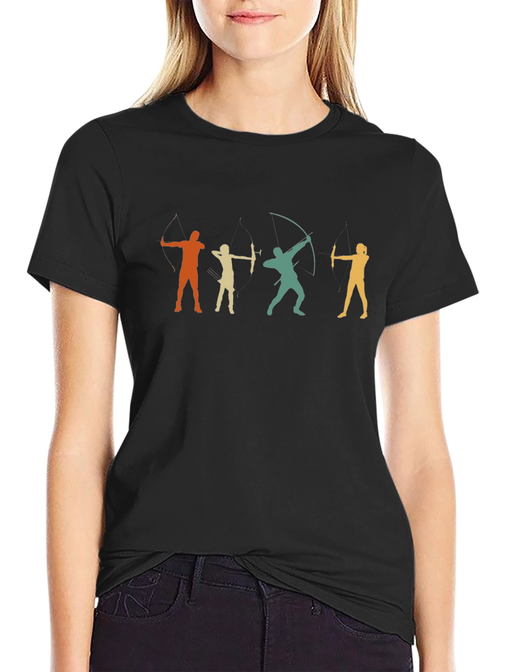 Archery Silhouette Graphic T-Shirt