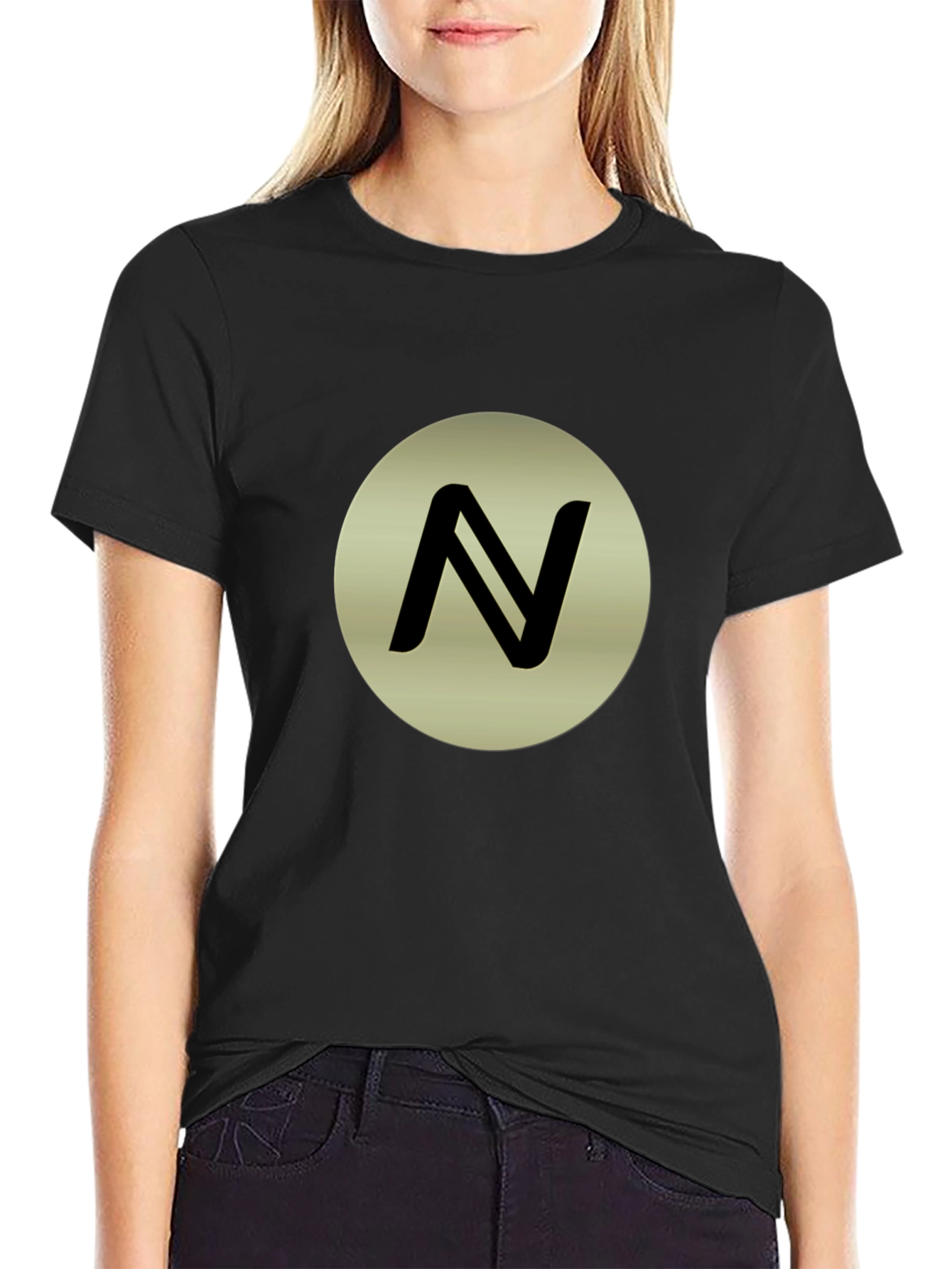 Black Tee with N Logo