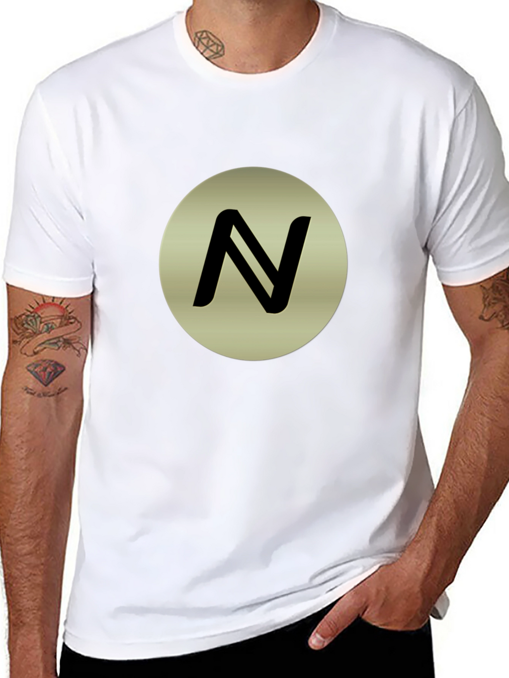 Black Tee with N Logo