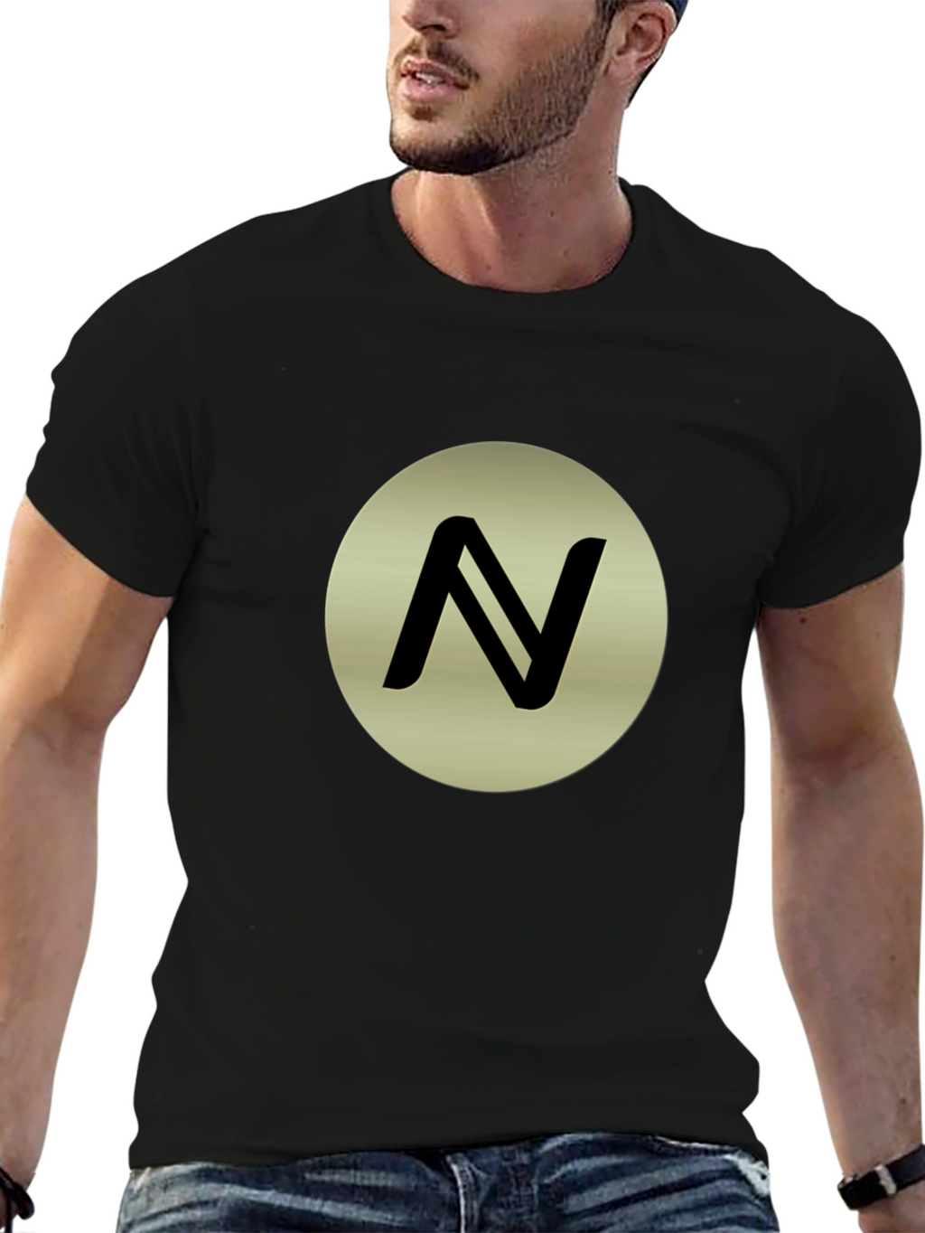 Black Tee with N Logo