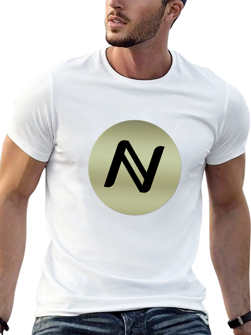 Black Tee with N Logo