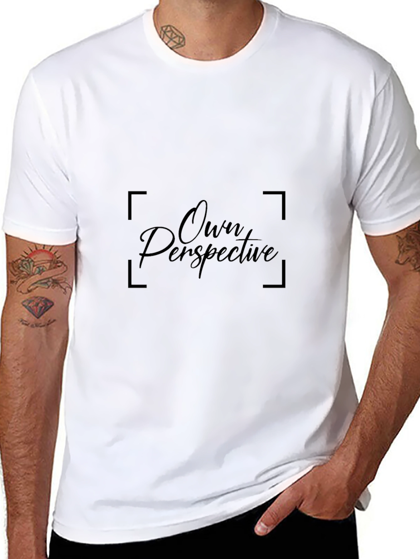 Own Perspective Black T-Shirt
