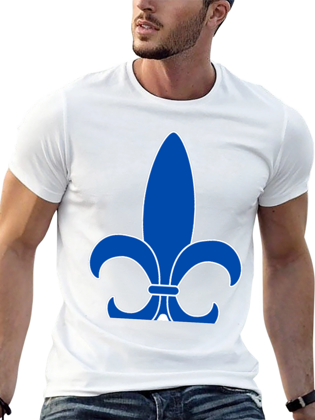 Fleur-de-Lis Graphic Black T-Shirt