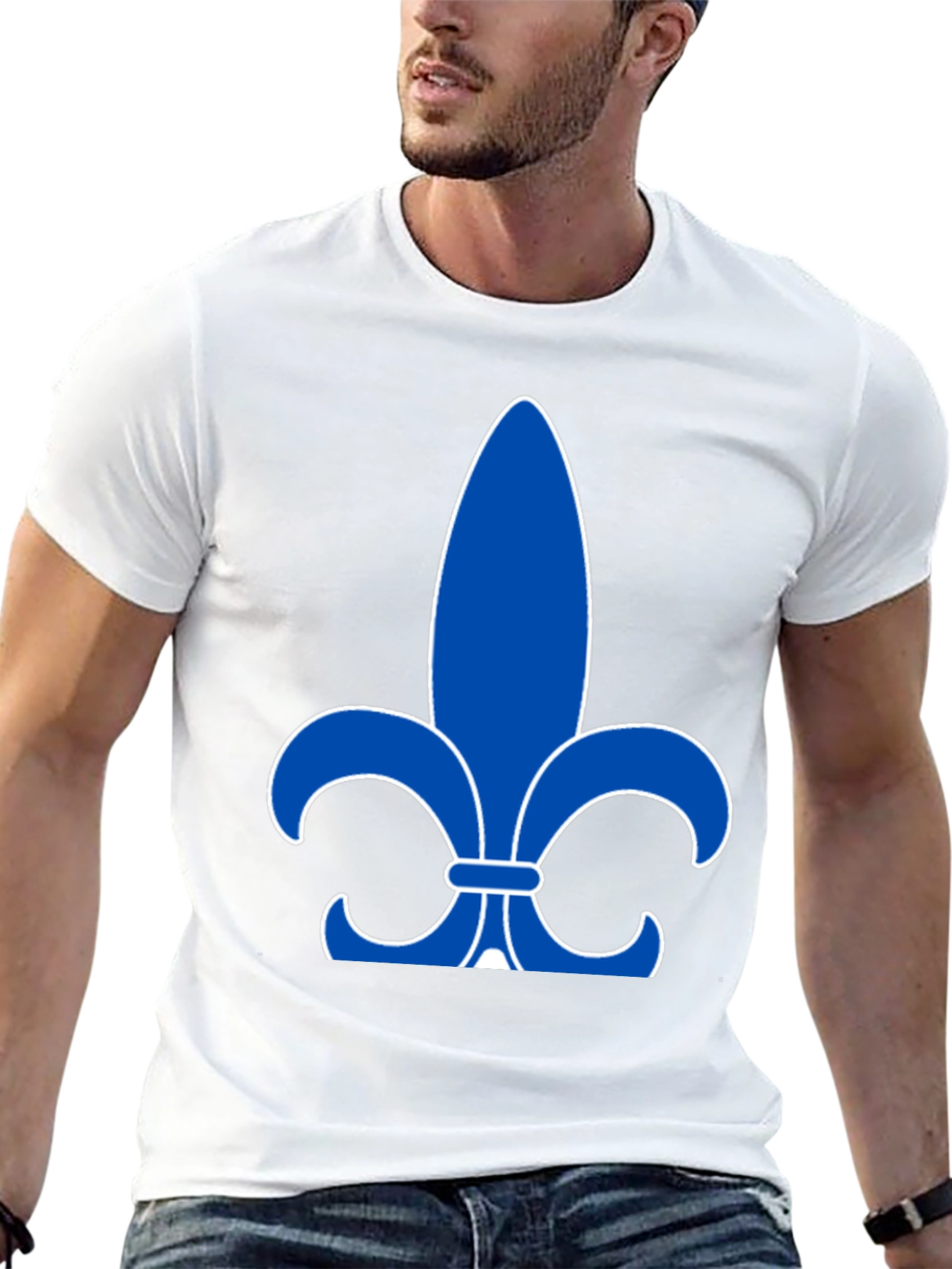 Fleur-de-Lis Graphic Black T-Shirt