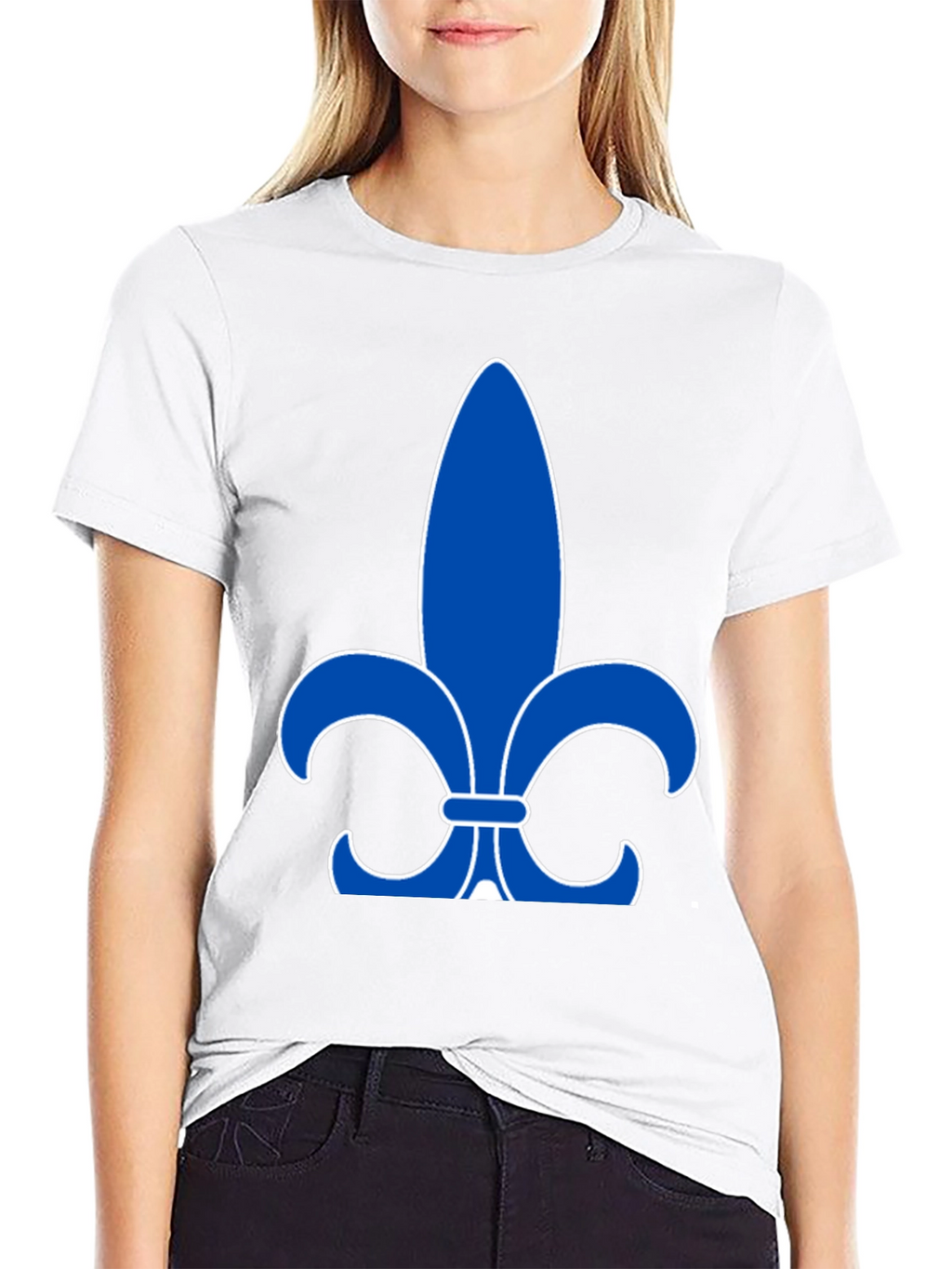 Fleur-de-Lis Graphic Black T-Shirt