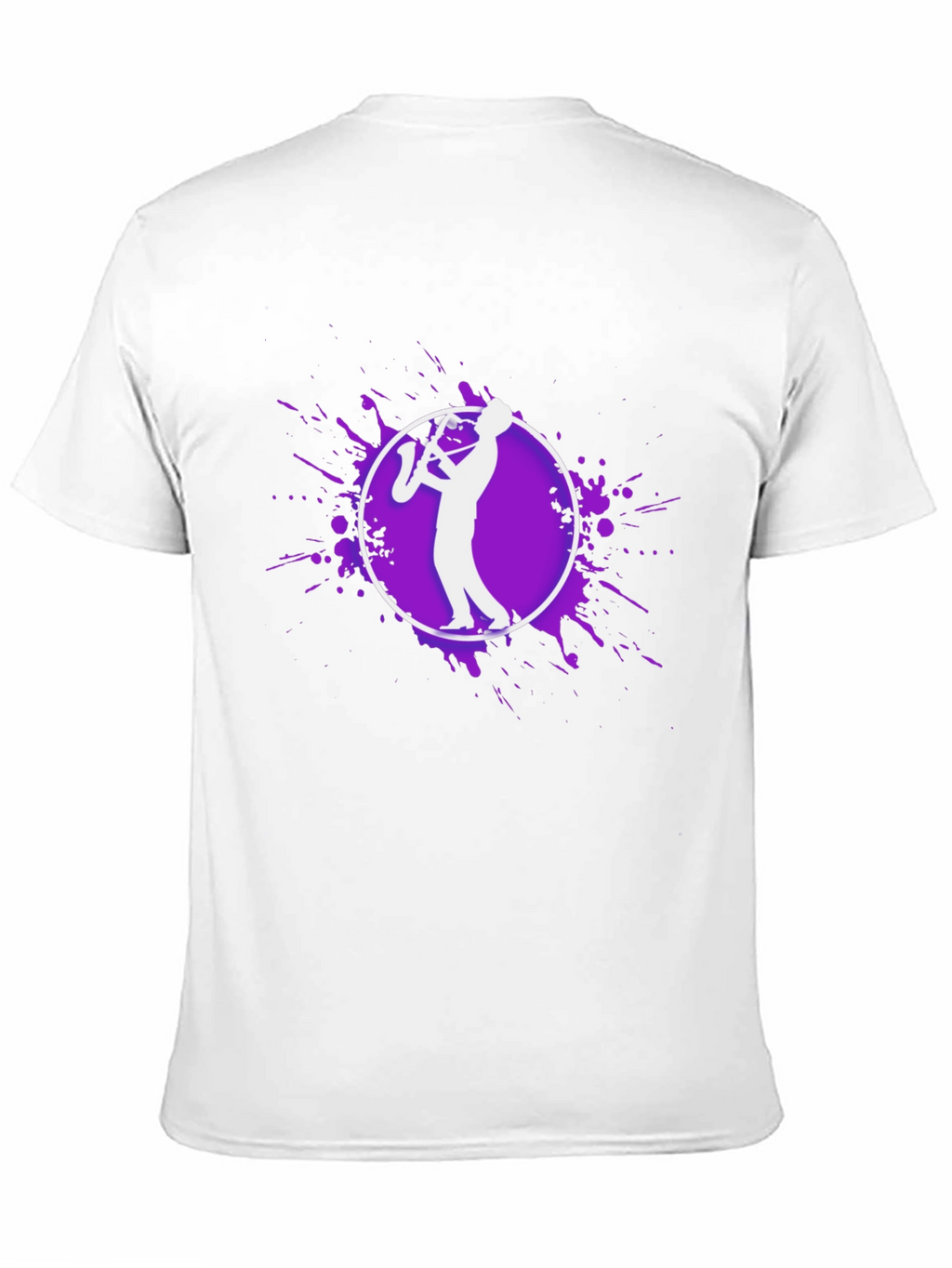 Saxophone Player Graphic Tee - Black