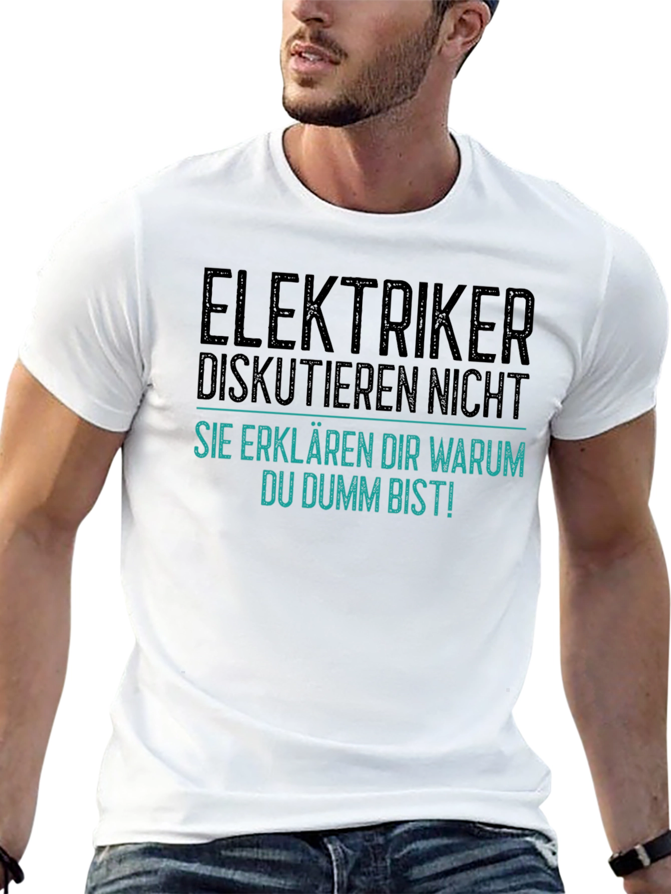 Electrician Joke Graphic T-Shirt