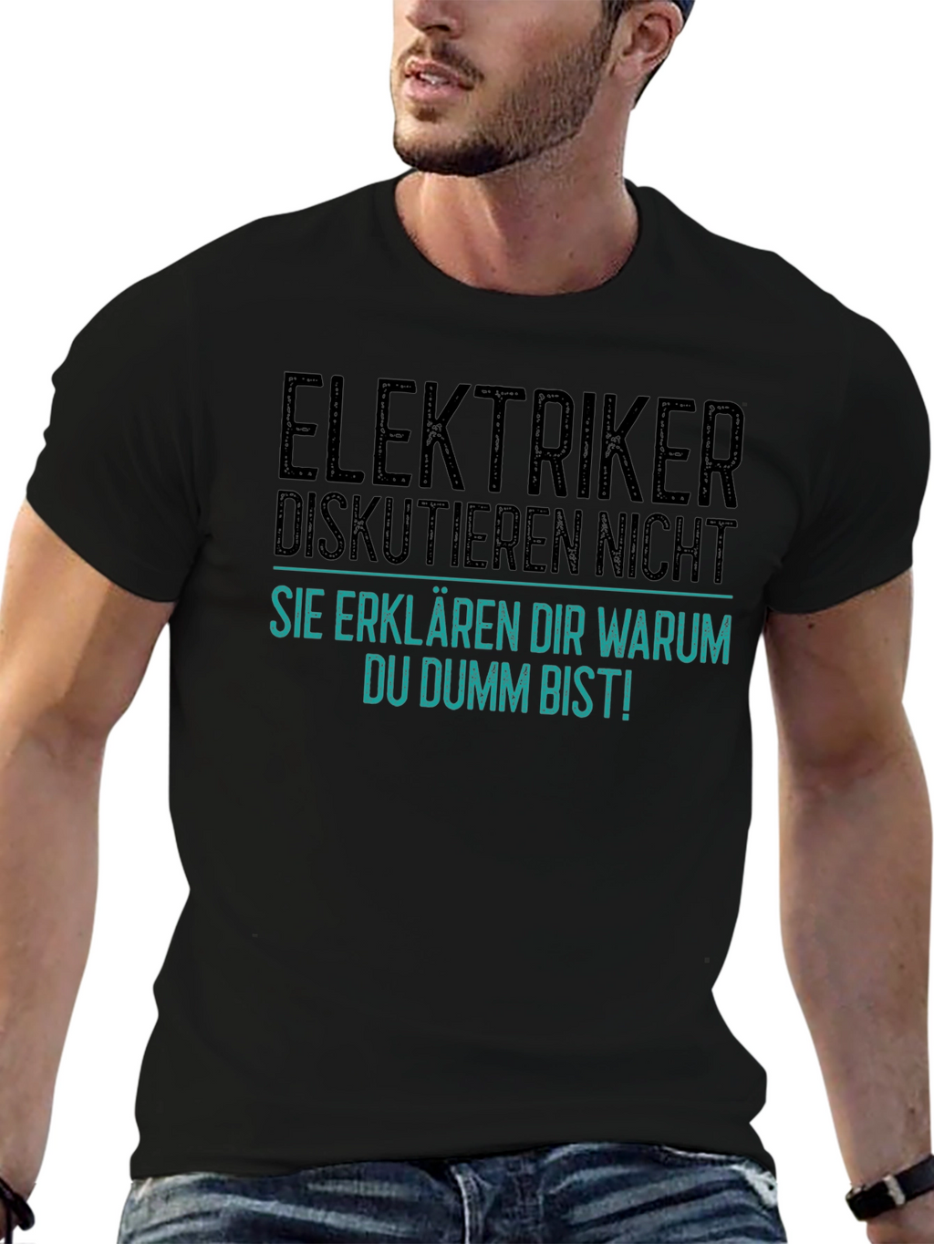 Electrician Joke Graphic T-Shirt