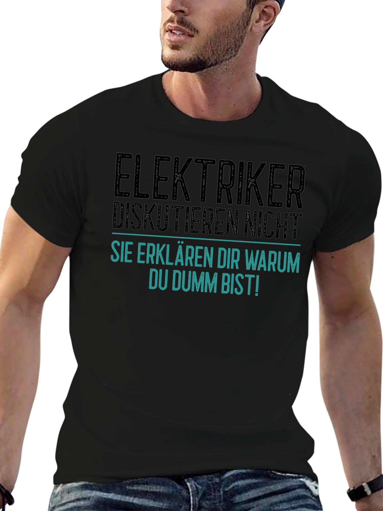 Electrician Joke Graphic T-Shirt
