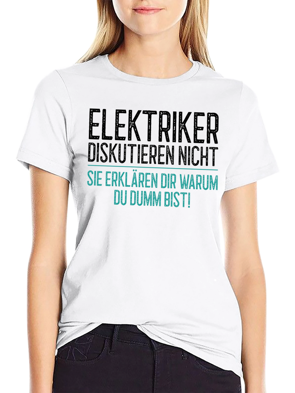 Electrician Joke Graphic T-Shirt