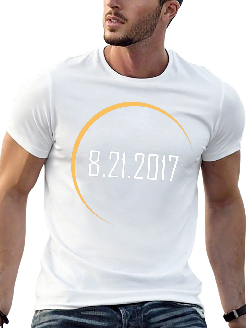 8.21.2017 Eclipse T-Shirt - Mens Black Graphic Tee