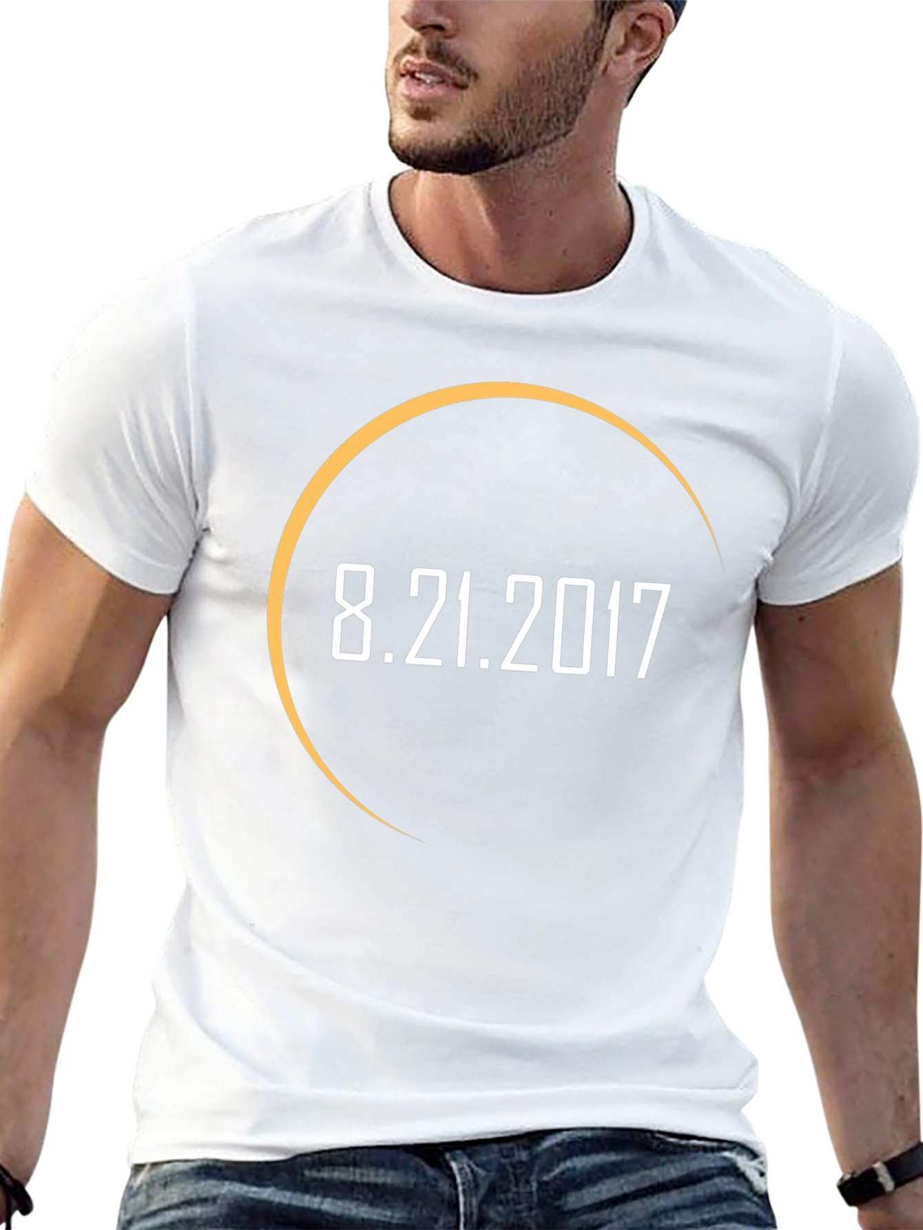 8.21.2017 Eclipse T-Shirt - Mens Black Graphic Tee