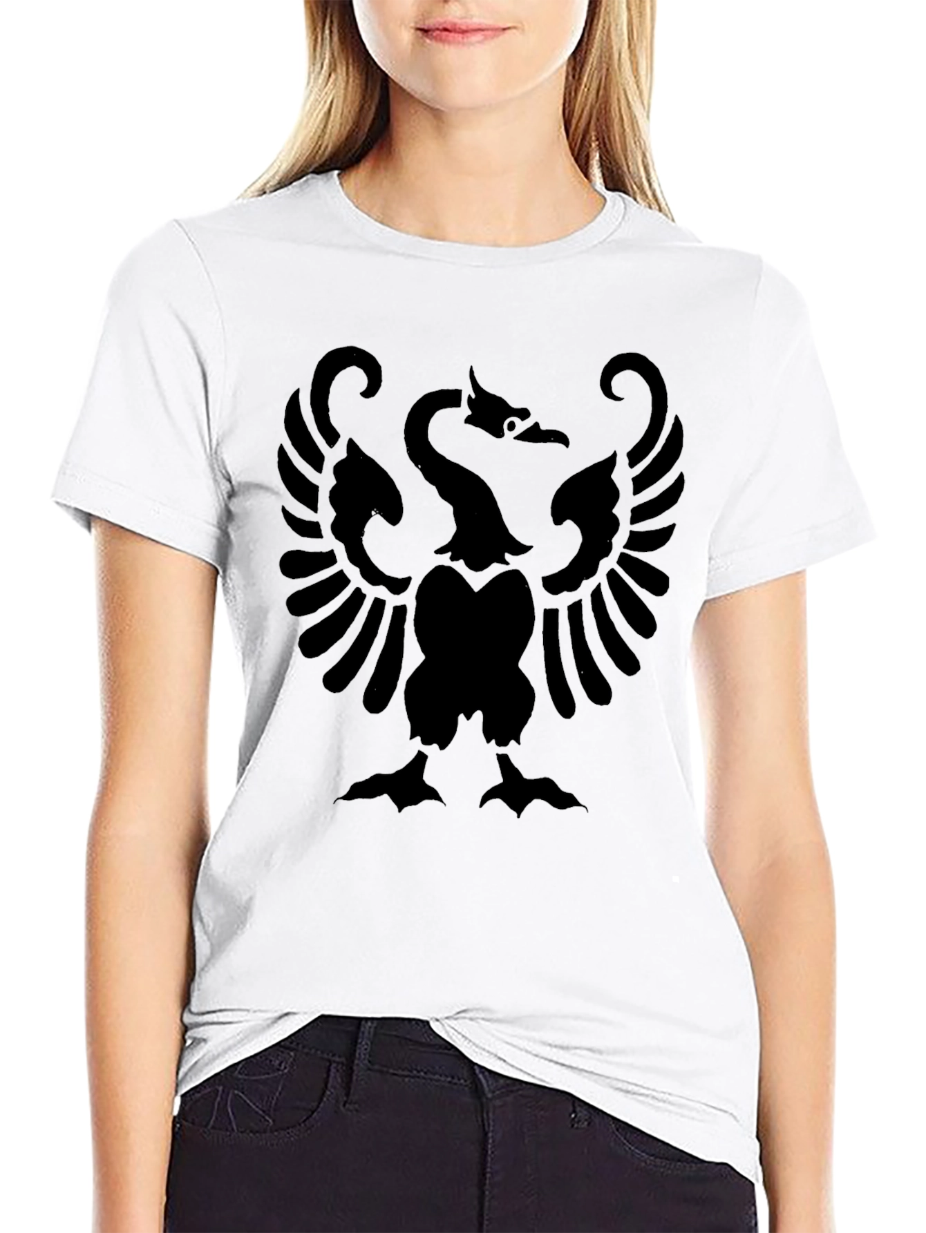 Black Eagle Graphic Tee - Mens Short Sleeve Shirt