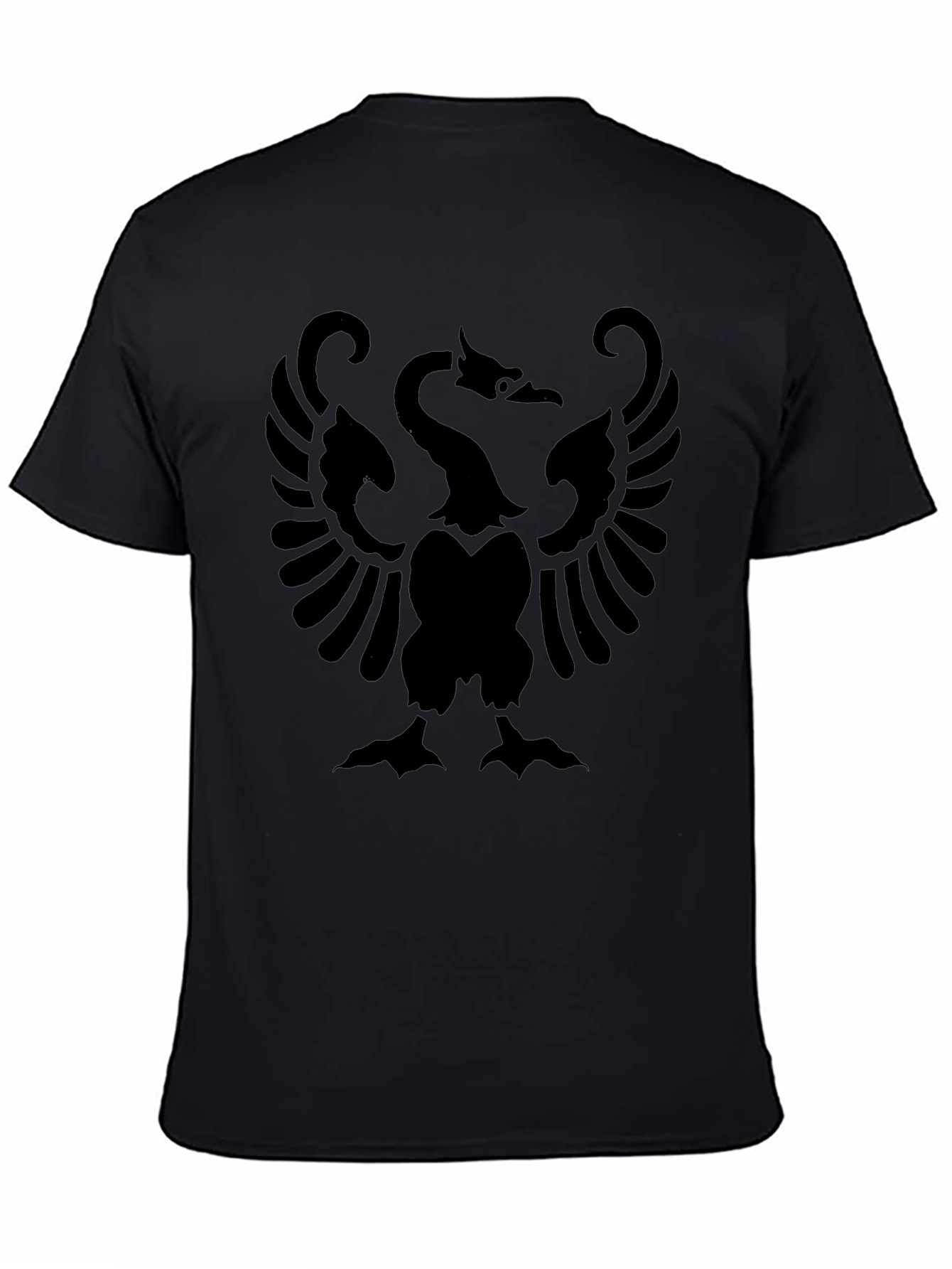 Black Eagle Graphic Tee - Mens Short Sleeve Shirt
