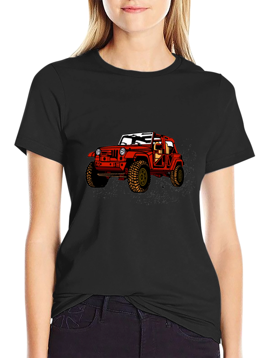 Black Jeep Graphic Tee - Off-Road Adventure Shirt