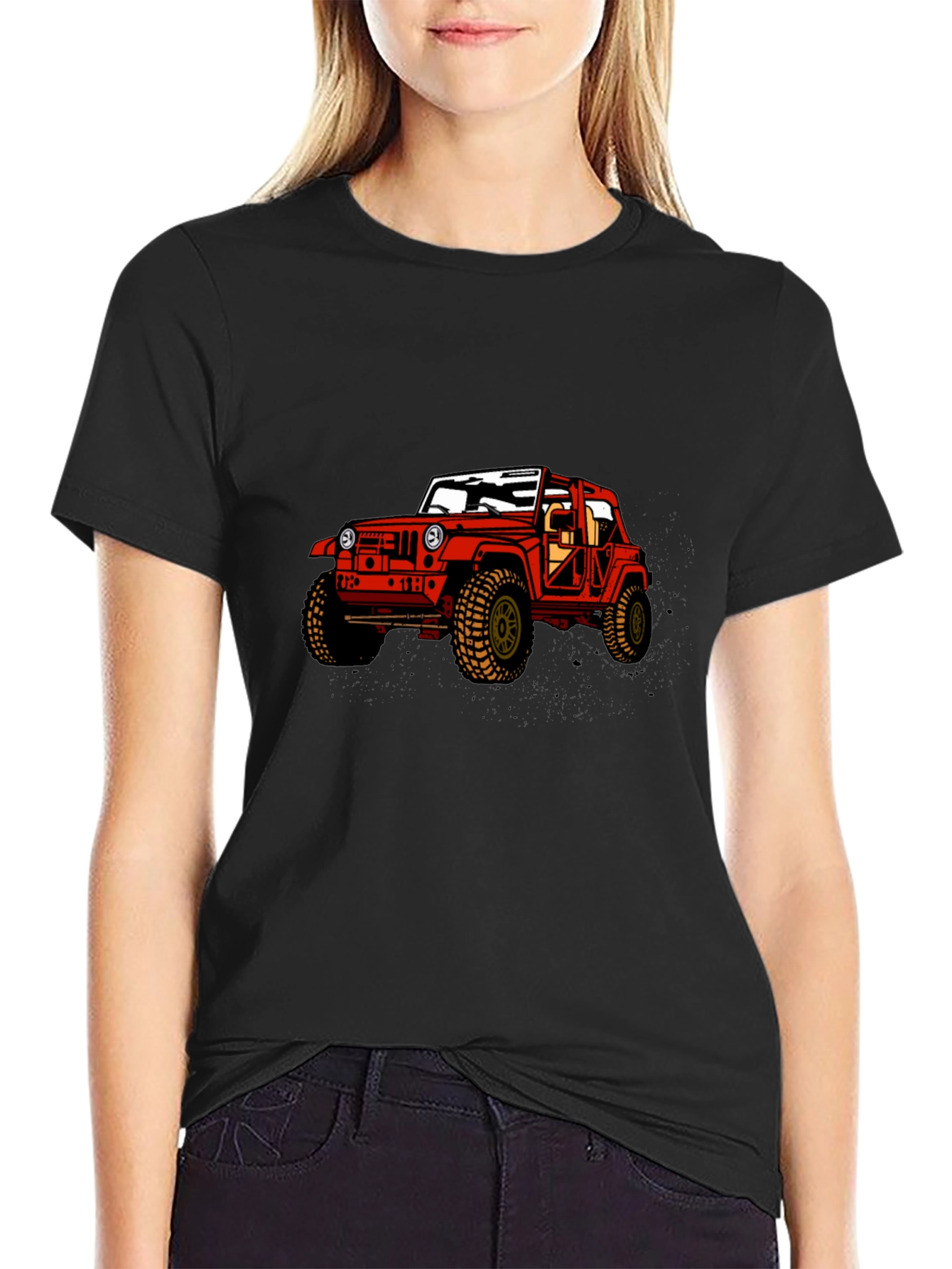 Black Jeep Graphic Tee - Off-Road Adventure Shirt