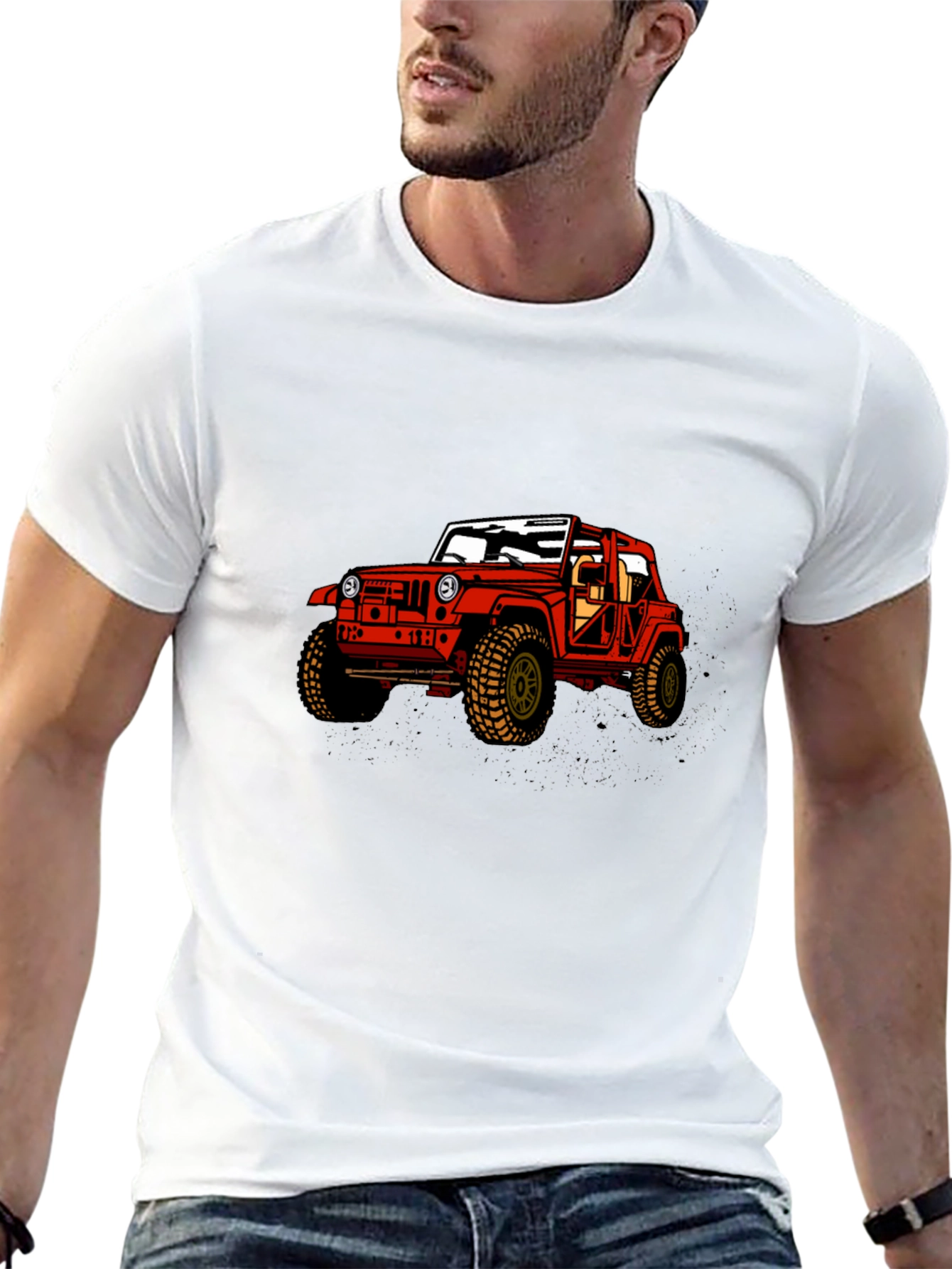 Black Jeep Graphic Tee - Off-Road Adventure Shirt