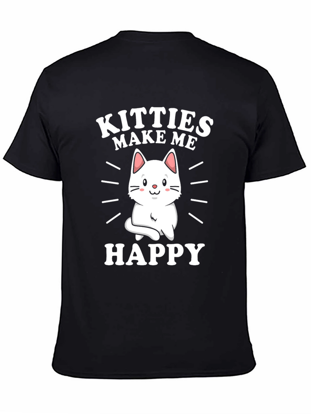 Kitties Make Me Happy Graphic T-Shirt