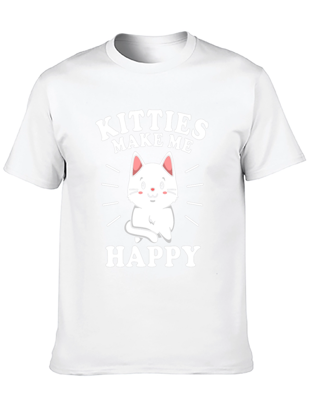 Kitties Make Me Happy Graphic T-Shirt