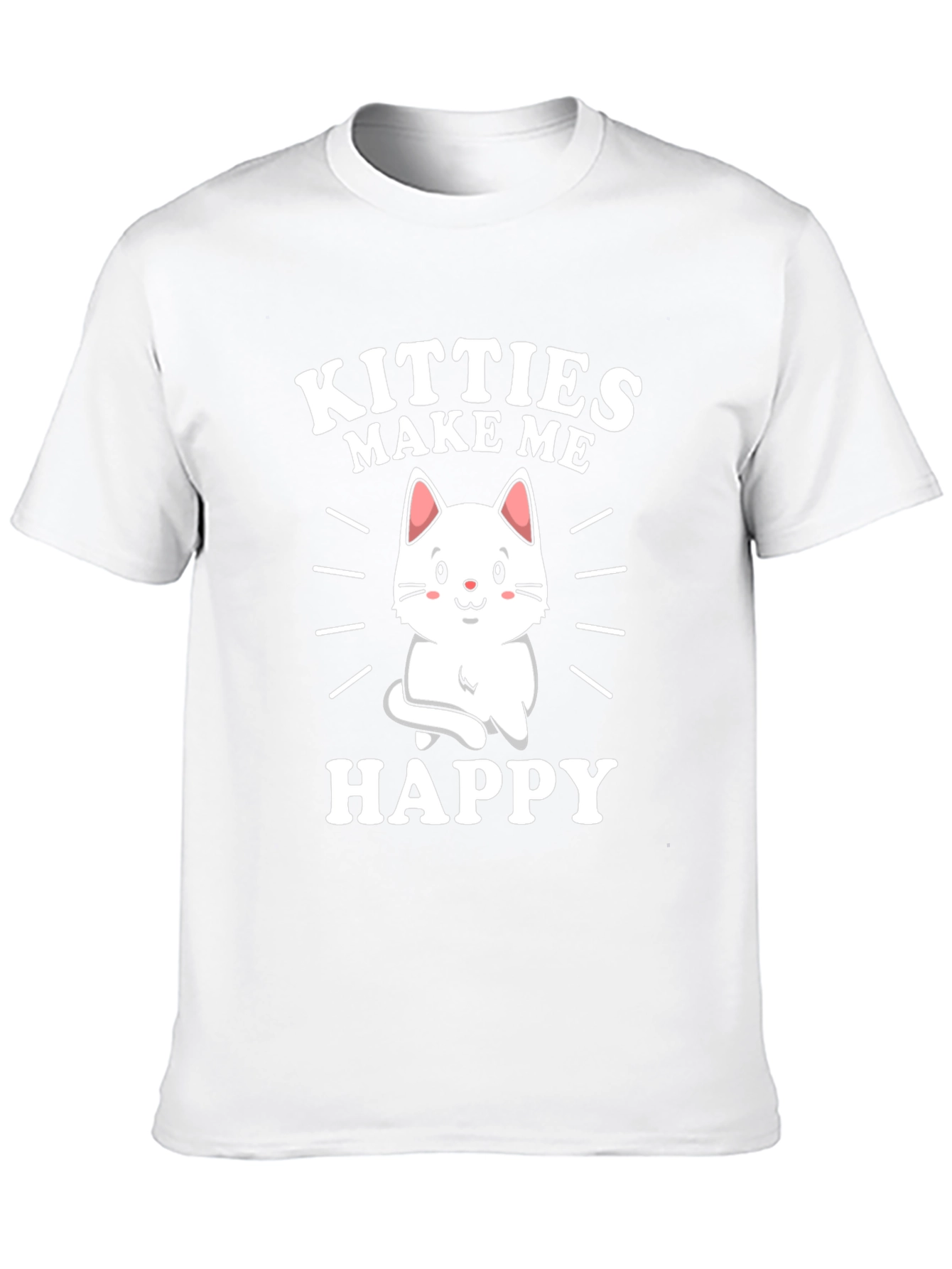 Kitties Make Me Happy Graphic T-Shirt