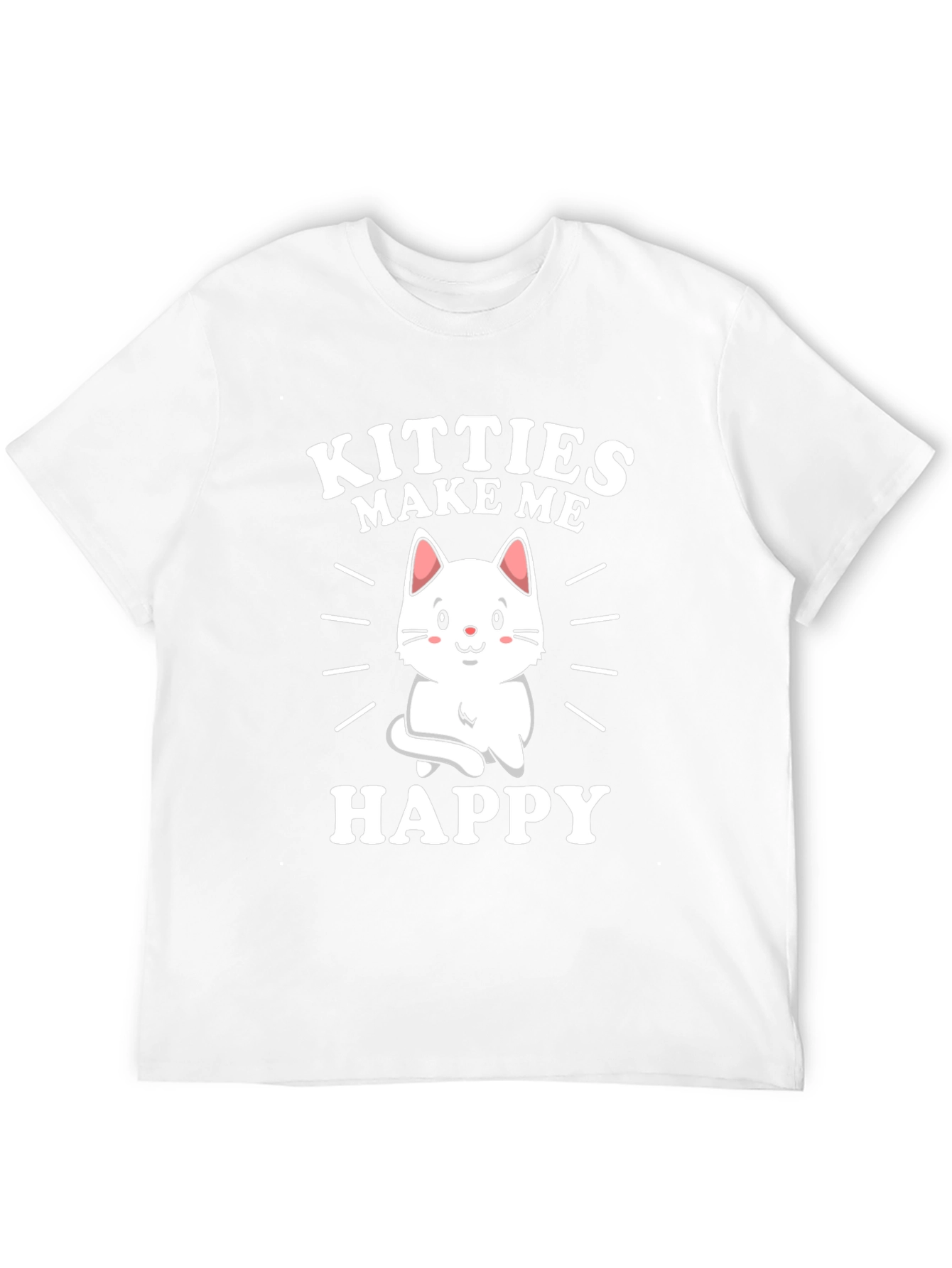 Kitties Make Me Happy Graphic T-Shirt