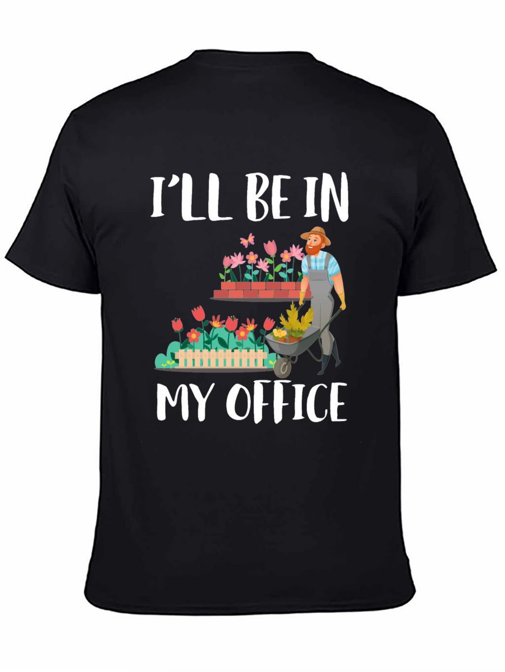 Gardeners My Office Black T-Shirt