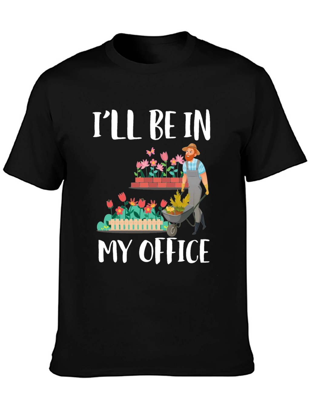 Gardeners My Office Black T-Shirt