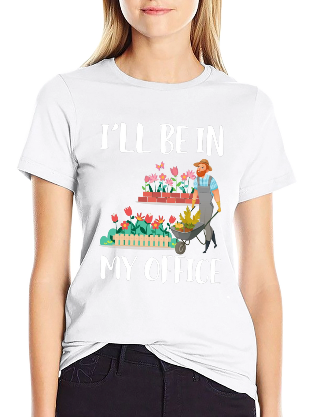 Gardeners My Office Black T-Shirt