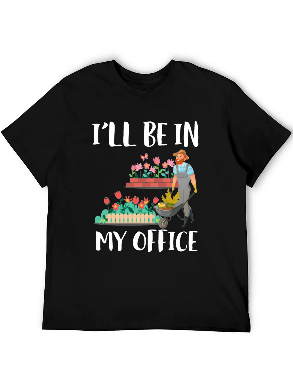 Gardeners My Office Black T-Shirt