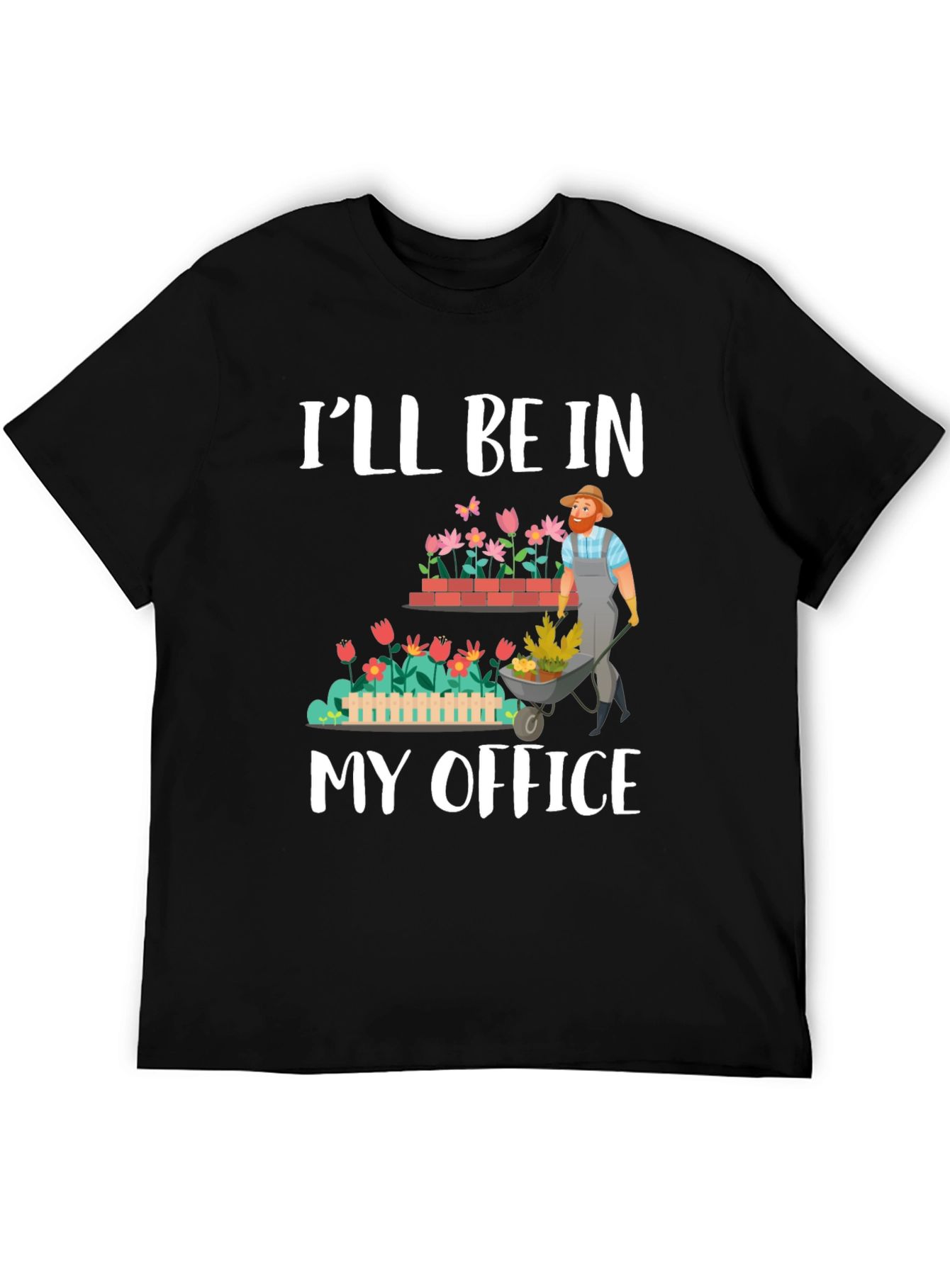 Gardeners My Office Black T-Shirt