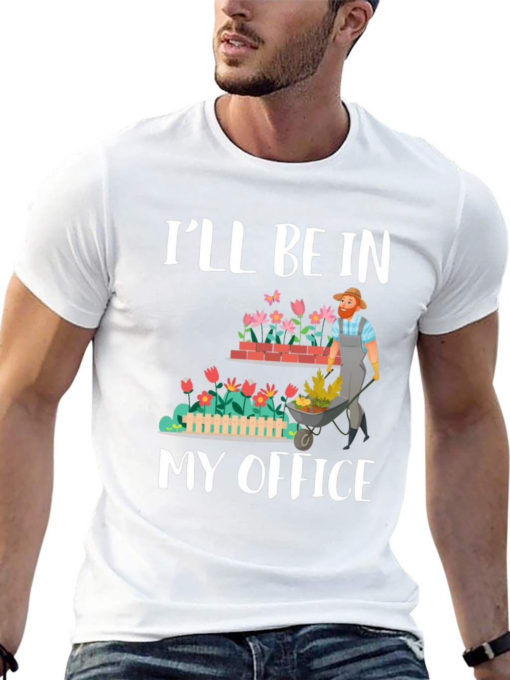 Gardeners My Office Black T-Shirt