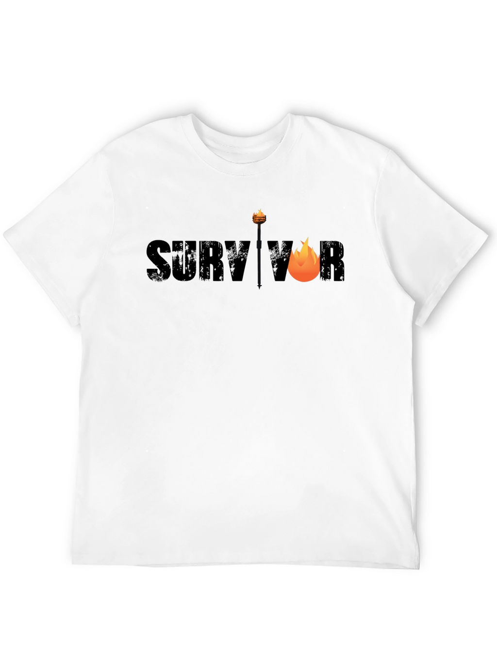 Survivor Graphic T-Shirt - Black