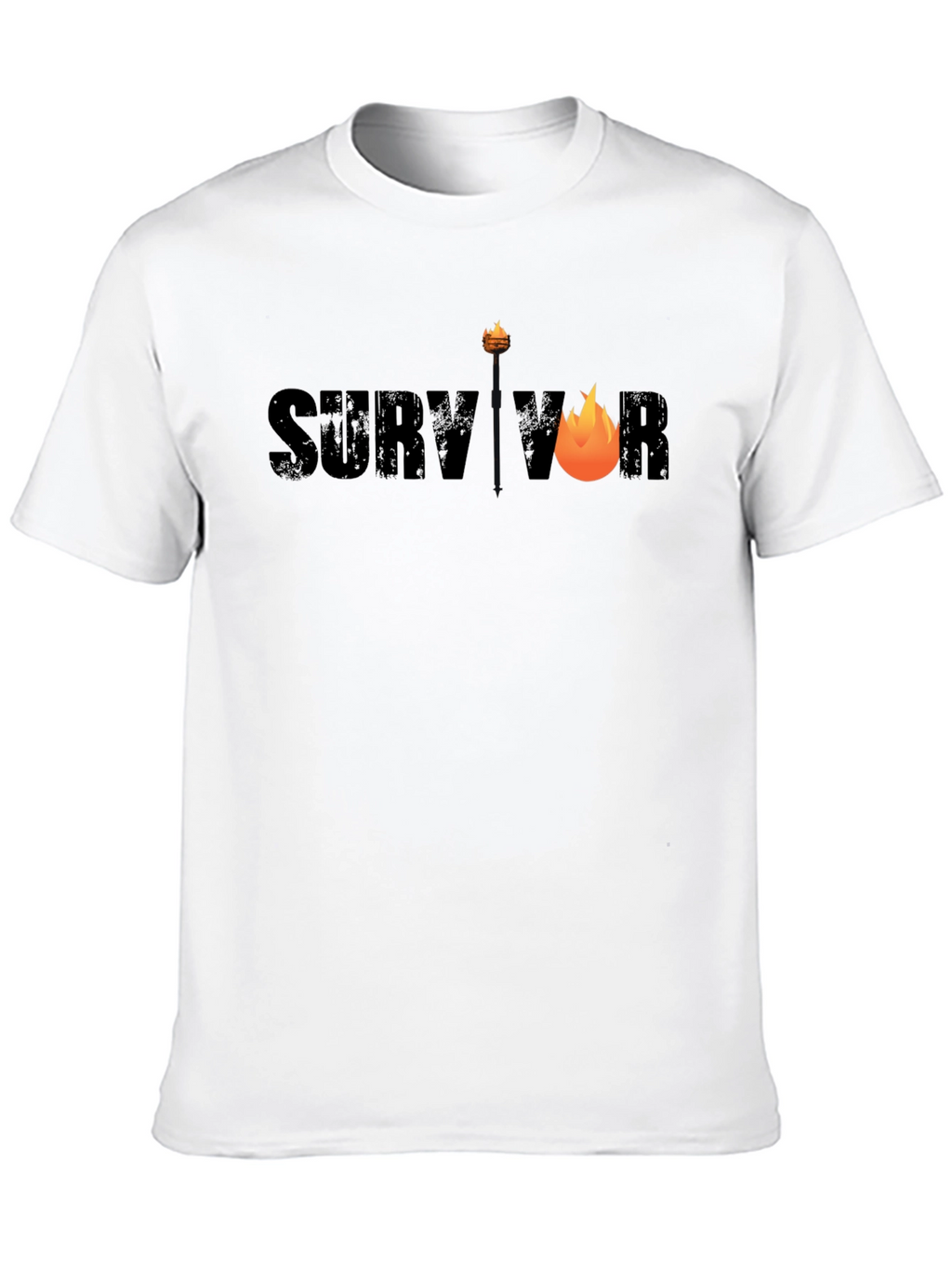Survivor Graphic T-Shirt - Black
